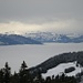 Phénoménale mer de brouillard par-dessus le lac de Thoune. Sur la gauche, on reconnait le Sigriswilgrat et le Güggisgrat.