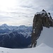 Blick vom Sattel (Skidepot) zum Grand Combim