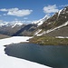 Blick vom Weißsee auf Watzespitze und Ölgrubenspitze