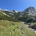 an der Abzweigung von Moser- und Kühkarl, der Latschengürteil ist schon vorgeheizt