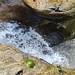 Blick zum hohen Sandsteinwasserfall, Oberkante - 2