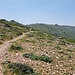 Blick auf das Gipfelziel von Genna Orisa