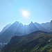 Ambiente im kanadischen Rauch unter den Windgällenwänden