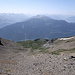 Blick hinunter zum Felsberger Älpli