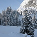 Winterliche Landschaft bei der Holzegg