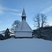 Kapelle Ahorn an einem kalten Novembermorgen