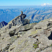 Das Panorama auf der Tour ist gewaltig, vom Ortler bis zum Gran Paradiso sieht man die ganze Alpenkette inklusive dem Titlis, unserem 3000er Hausberg.
