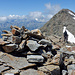 Zugabe Nummer zwei :-) Ankunft auf dem Pizzo Tenca mit Blick zum Pizzo Campo Tencia.