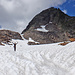 Die ersten Schneefelder der Tour trafen wir erst ab dem Pizzo Croslina an. 