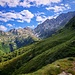 Finalmente sul sentiero orizzontale che proviene dalla Malga Pila