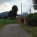 sulla pista ciclopedonale, sottopasso stradale a Grantola