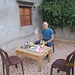 Beim Frühstück