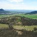 Plešivec, Blick zum Berg Říp (Sankt Georgsberg)