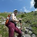 Bereits nahe der Baumgrenze, aber schon aus dem Wald