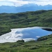 Der größte See mit dem Rätikon im Hintergrund