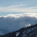 Liechtensteiner Südkette mit Schneefahnen