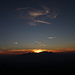 Sonnenuntergang beim Montserrat mit schönem Wolkenspiel
Puesta de sol sobre el Montserrat