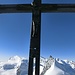 Auch dem Allalinhorn wurde ein kunstvolles Gipfelkreuz spendiert