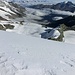 Tiefblick in Richtung Saastal 