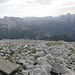 Diesiger Blick vom Kahlersberg ins Steinerne Meer.