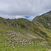 Blick auf den weiteren Anstiegsweg.