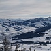 Blick auf Appenzell mit Fänerenspitz und Hoher Kasten