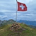 Gipfelfahne auf dem Alvier