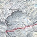 Karte mit Route