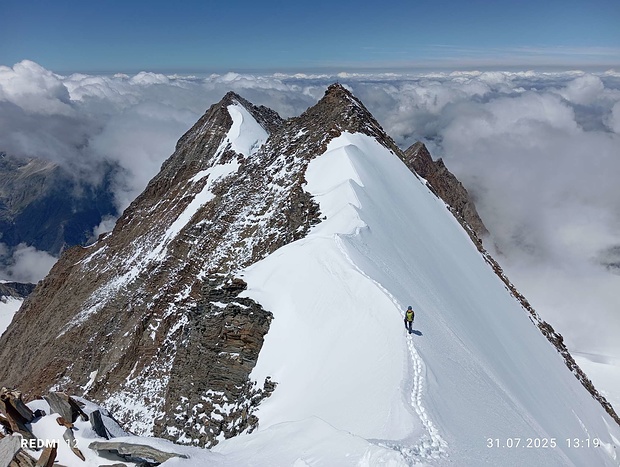 Auf dem Weg zum Stecknadelhorn 