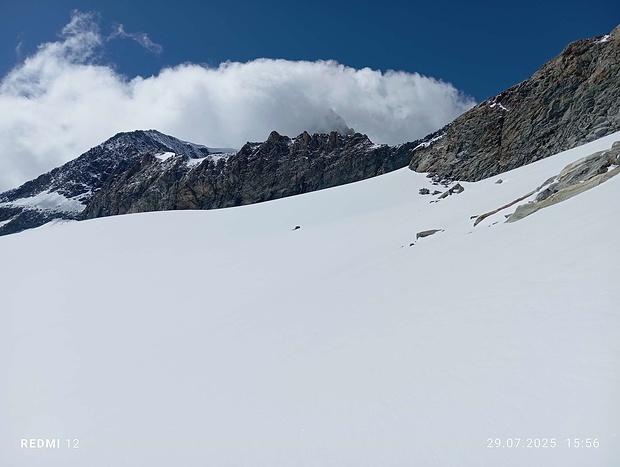 Der Gletscher ist erreicht.