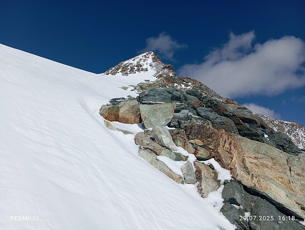 Steiler Anstieg zum Unter Äschhorn 