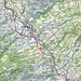 Ungefähre Route Brückenweg Obertoggenburg Süd