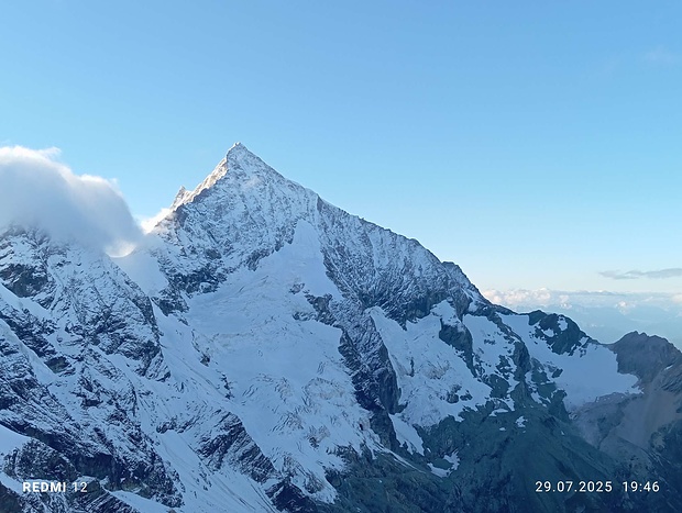 Letzter Blick zum Weisshorn 
