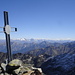 Blick in die Zillertaler Alpen, rechts der Habicht