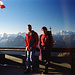 Noch ein kurzes Photoshooting am Berghaus am Nebelhorn