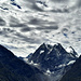 Le Mont Collon sous les nuages.