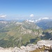 Abstieg beginnt, in BM die Hochkünzelspitze....