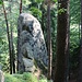 Kletterfelsen mit Gipfelbuch