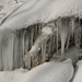 Eiszapfen im Steilhhang