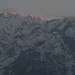 gli ultimi raggi di sole sul monte Pizzocolo