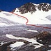 Fluchtkogel (3500m) Route
