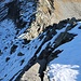 Nordseitiger Aufstieg zum Gipfel, schon winterlich.