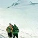 Karri, Margarete u. Rudi auf dem Weg zum Fluchtkogel (3500m)