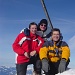 Martin, Andi und Pedro auf dem Gipfel