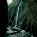 Altes Foto aus der Wasserfall- such Zeit... Wasserfallolog, Blick gegen Schluchtausgang