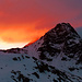 Morgenrot am Piz Trovat.