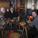 da sinistra: Paolo,Giuseppe e Andrea,davanti ad un mega piatto di pasta: questa è vita vissuta,in montagna e in buona compagnia! 