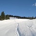 Einsame Skitouren-Idylle oberhalb Fraumatt