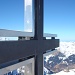 Gipfelkreuz des <strong>Pizol</strong> (2844 m), es gibt auch ein Gipfelbuch ...