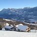 Blick rheinabwärts bei Skihütte Lanaberg